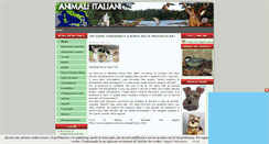 Desktop Screenshot of animaliitaliani.com